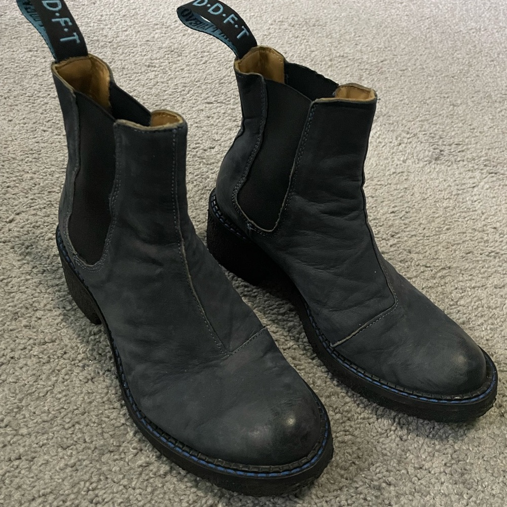 John Fluevog ankle boots.